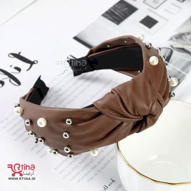 تل مو مروارید دار مجلسی و شیک (مروارید پانچ شده)